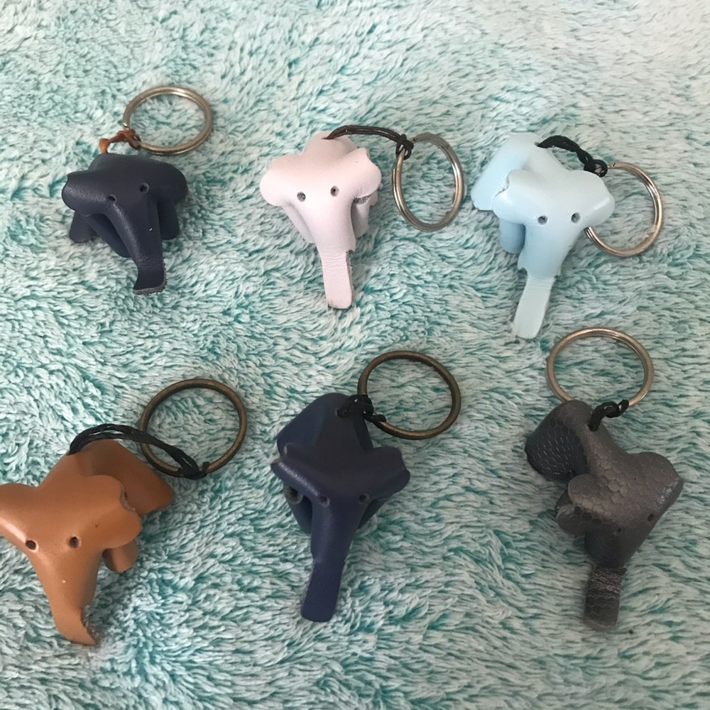 Elephant Keychains from Thailand